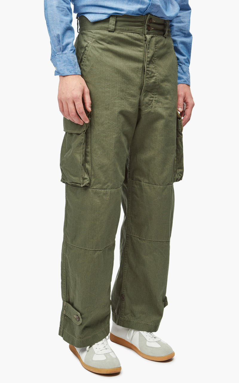 【French Army M-47 Cargo Pants】後期型　31size orSlow M-47 FRENCH ARMY CARGO PANTS (UNISEX) - Army Green