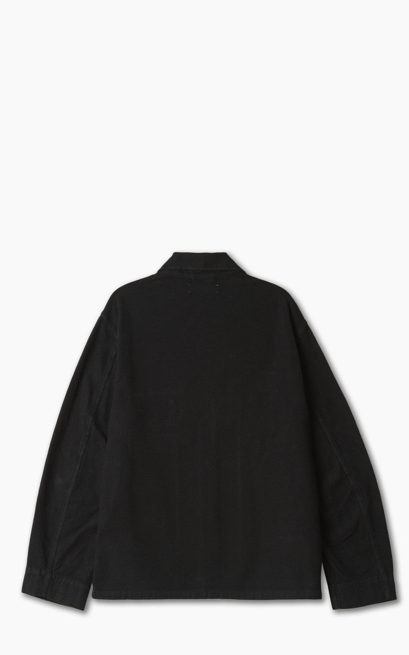 Our Legacy Evening Coach Jacket Black Brushed Cotton