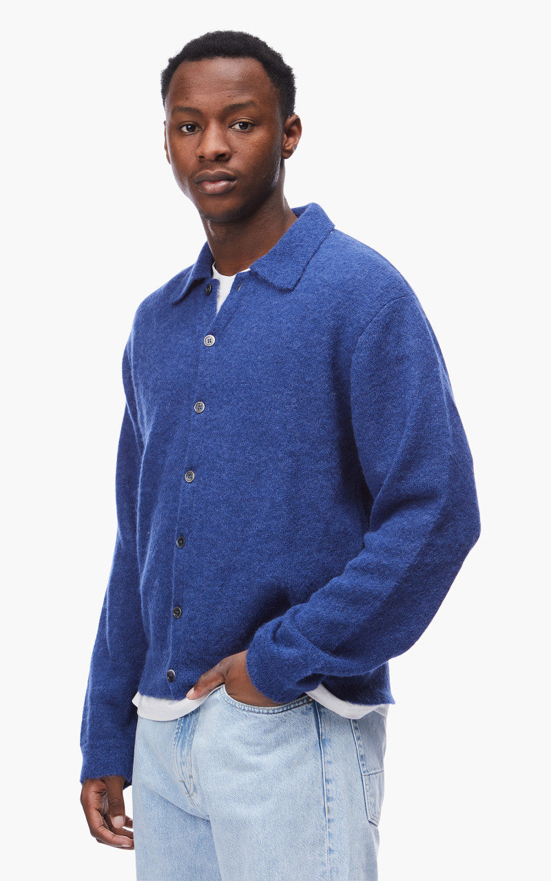 新品 OUR LEGACY EVENING POLO Livid Blue 46 Our Legacy Evening Polo - Livid Blue | Garmentory