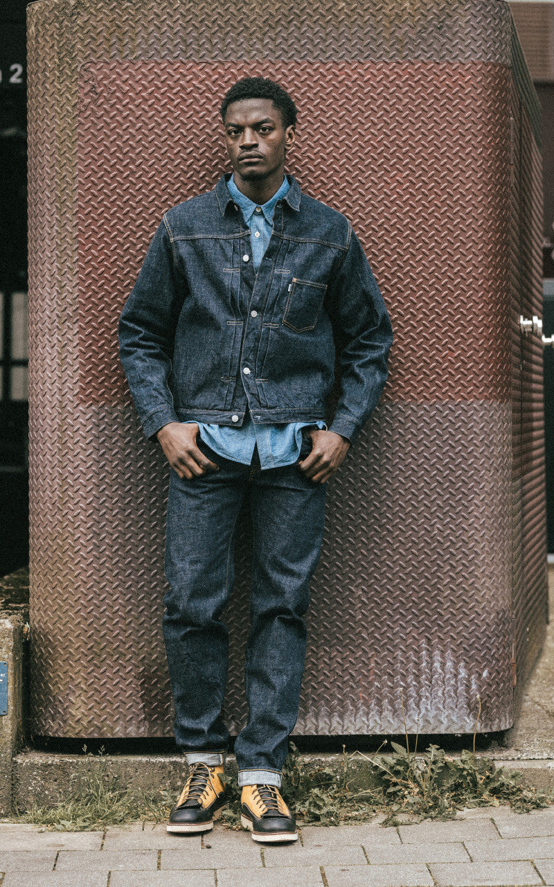 Omoto Denim 3115 Type 1 Denim Jacket Selvedge Indigo 13.5oz