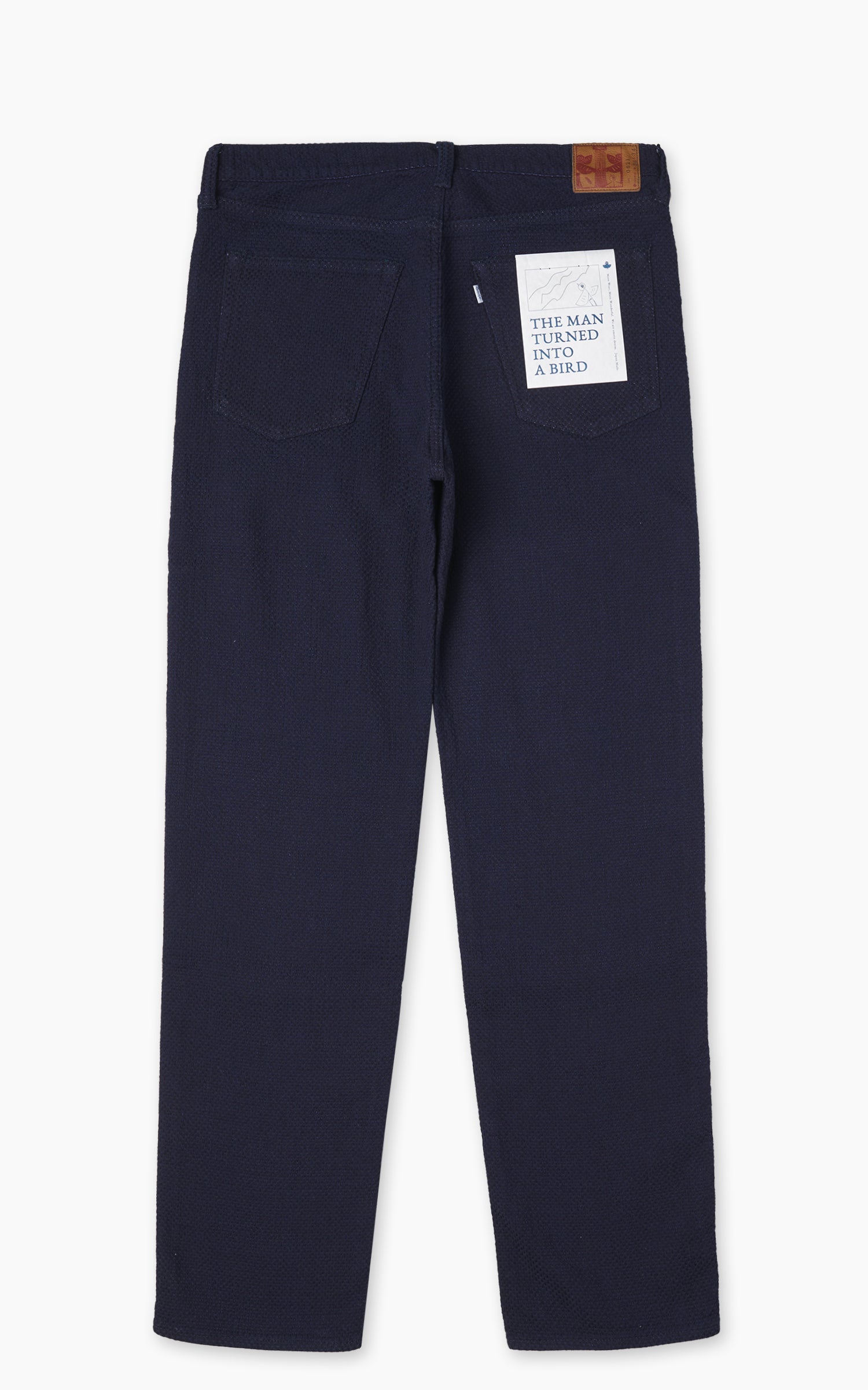 Omoto Denim 0621 Relax Fit Ori-Zashi Sashiko Pant Indigo