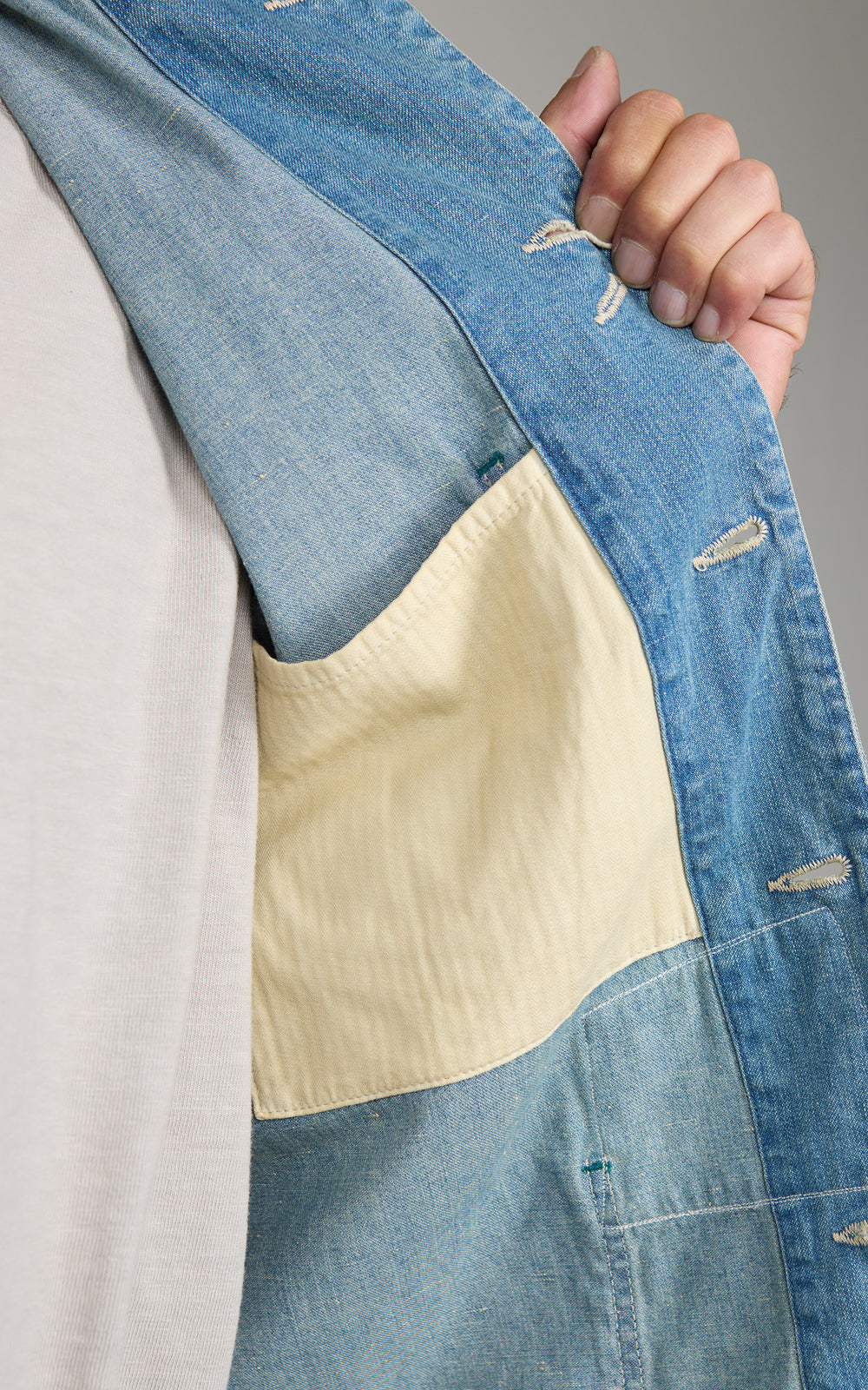 Omoto Denim 3618 30's Coverall Jacket Nep Denim 4 Years