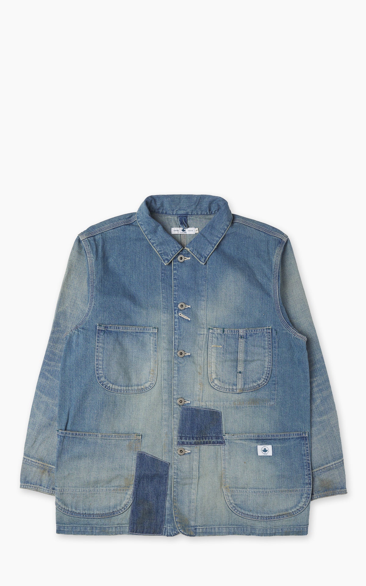 Omoto Denim 3618 30's Coverall Jacket Nep Denim 4 Years