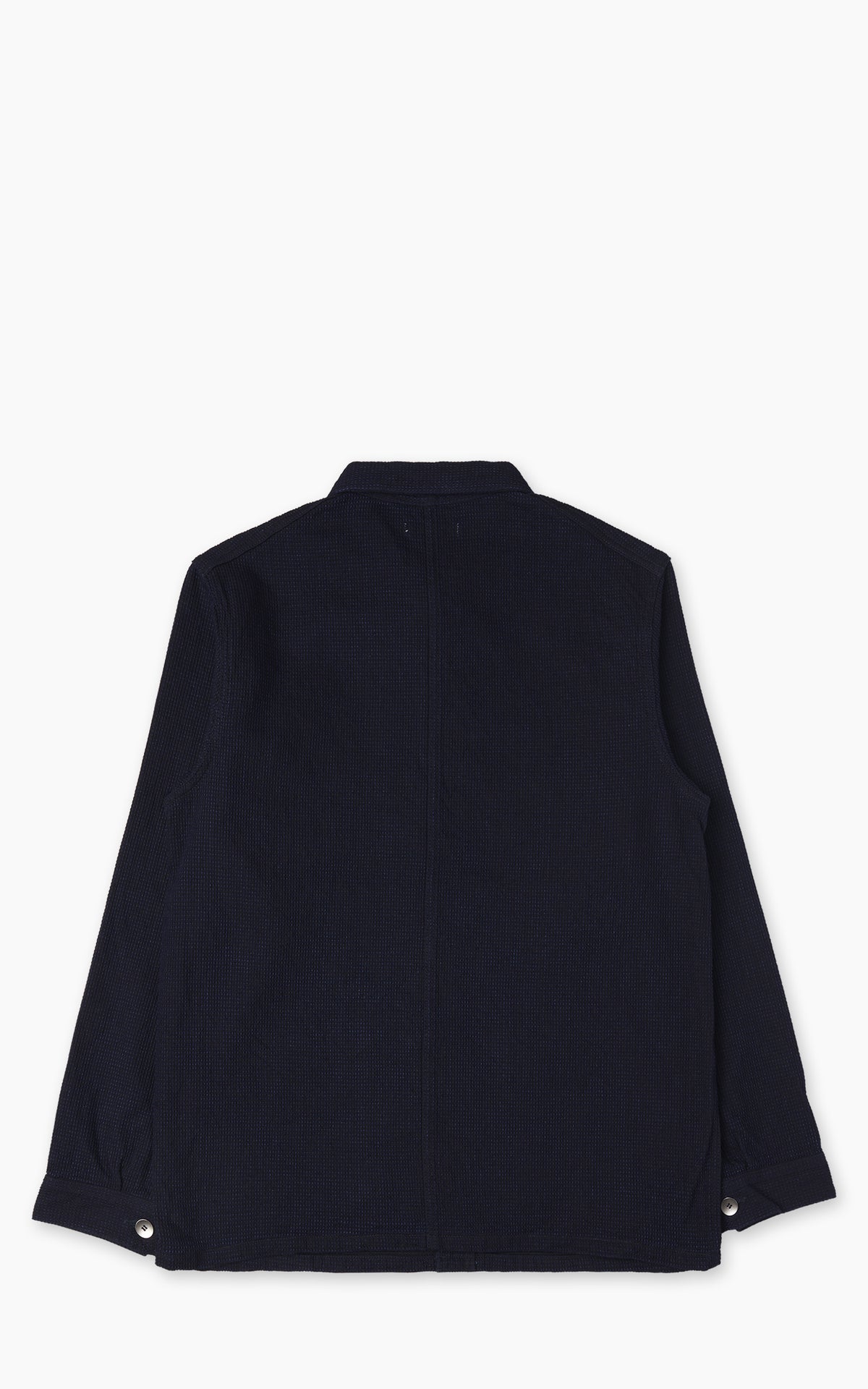 Omoto Denim 3720 Cube Sashiko Denim Chore Jacket Indigo 12oz