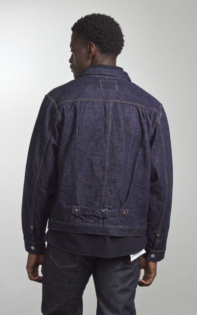 Omoto Denim 3115 Type 1 Denim Jacket Selvedge Indigo 13.5oz
