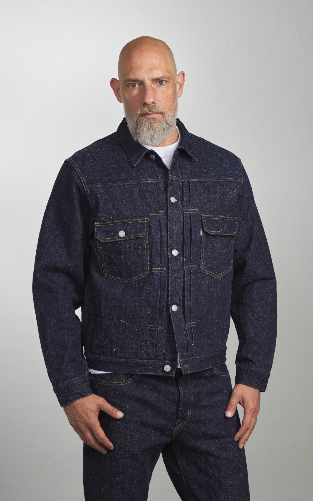 Omoto Denim 3212 Type 2 Denim Jacket Nep Denim Indigo 16oz