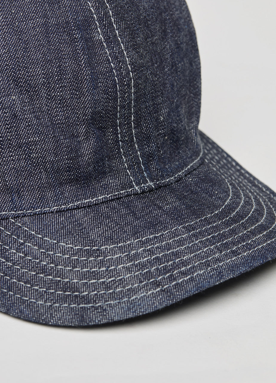 Omoto Denim 6-Panel Denim Cap Indigo