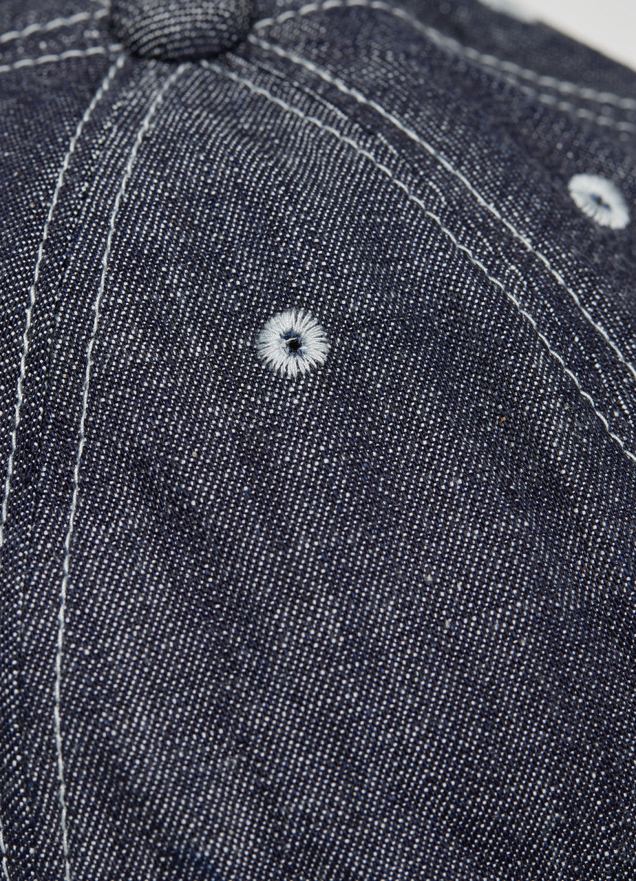 Omoto Denim 6-Panel Denim Cap Indigo