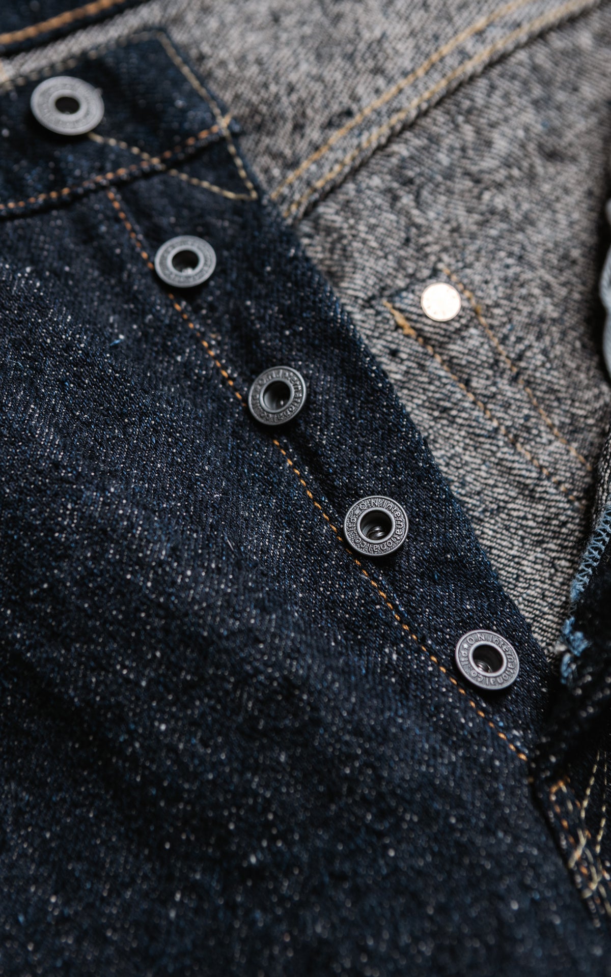ONI Denim 222-ASPHALT Super Wide Straight Denim Indigo 20oz