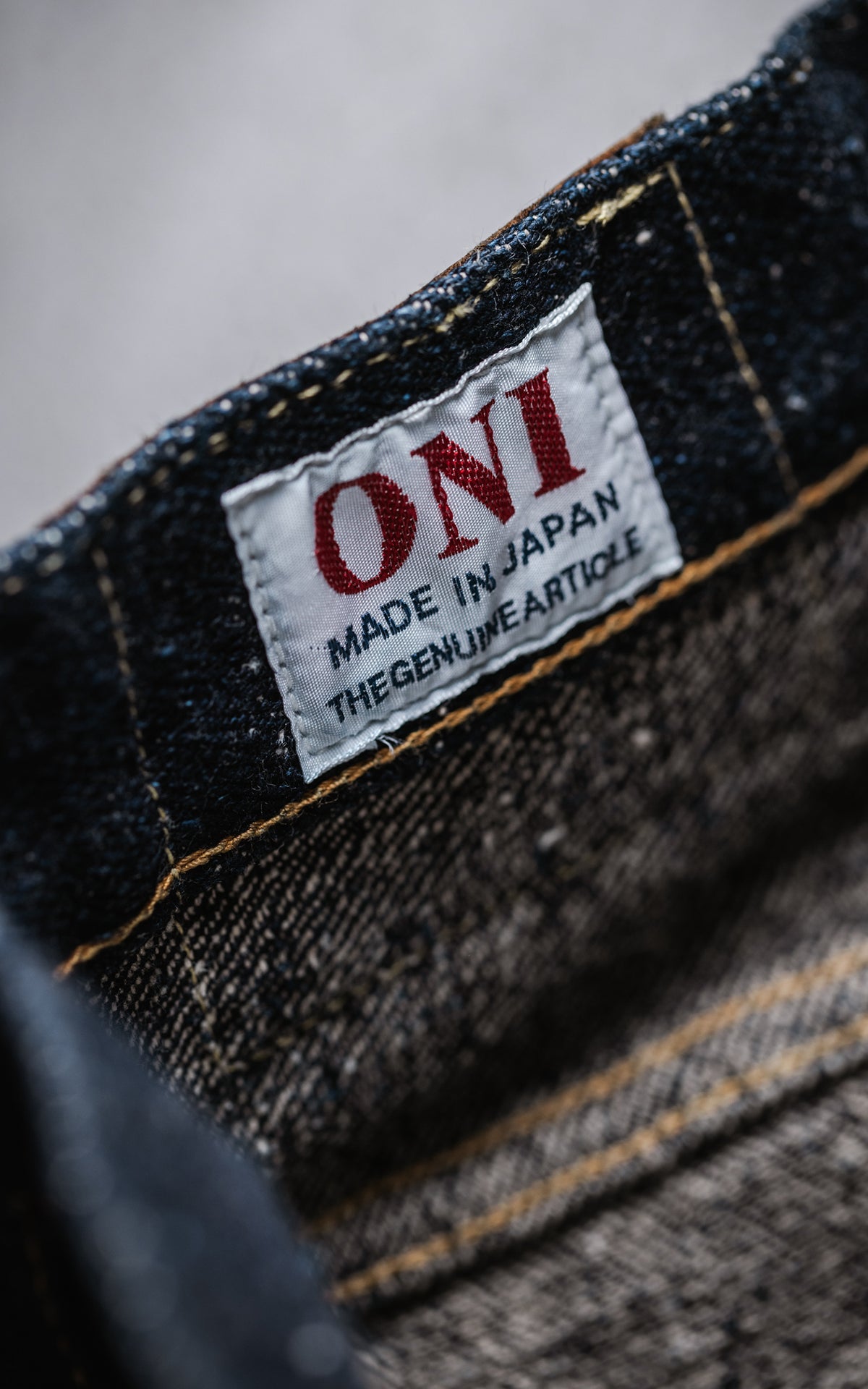 ONI Denim 222-ASPHALT Super Wide Straight Denim Indigo 20oz