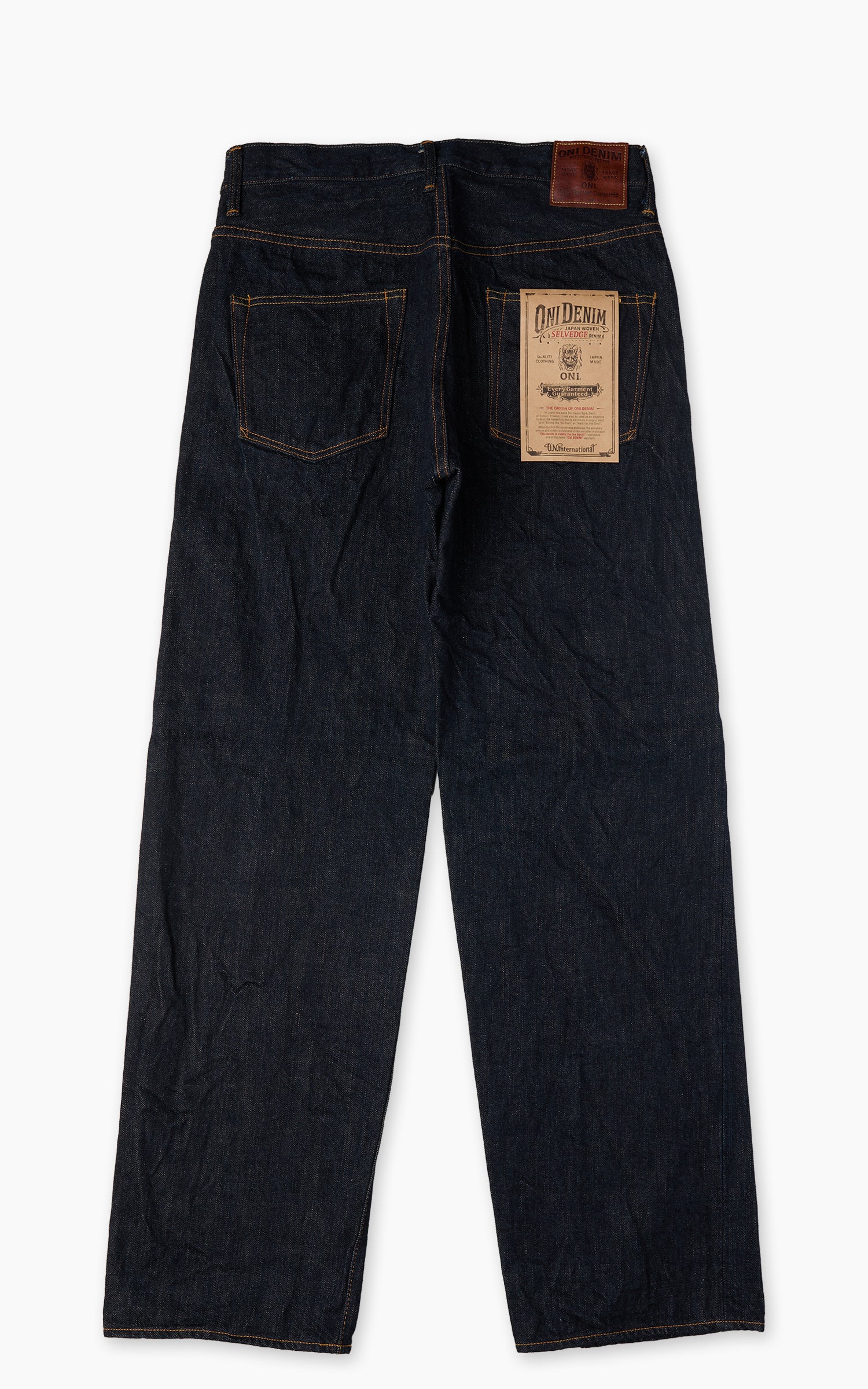 ONI Denim 200-GC15 Wide Straight Denim Greencast 15oz
