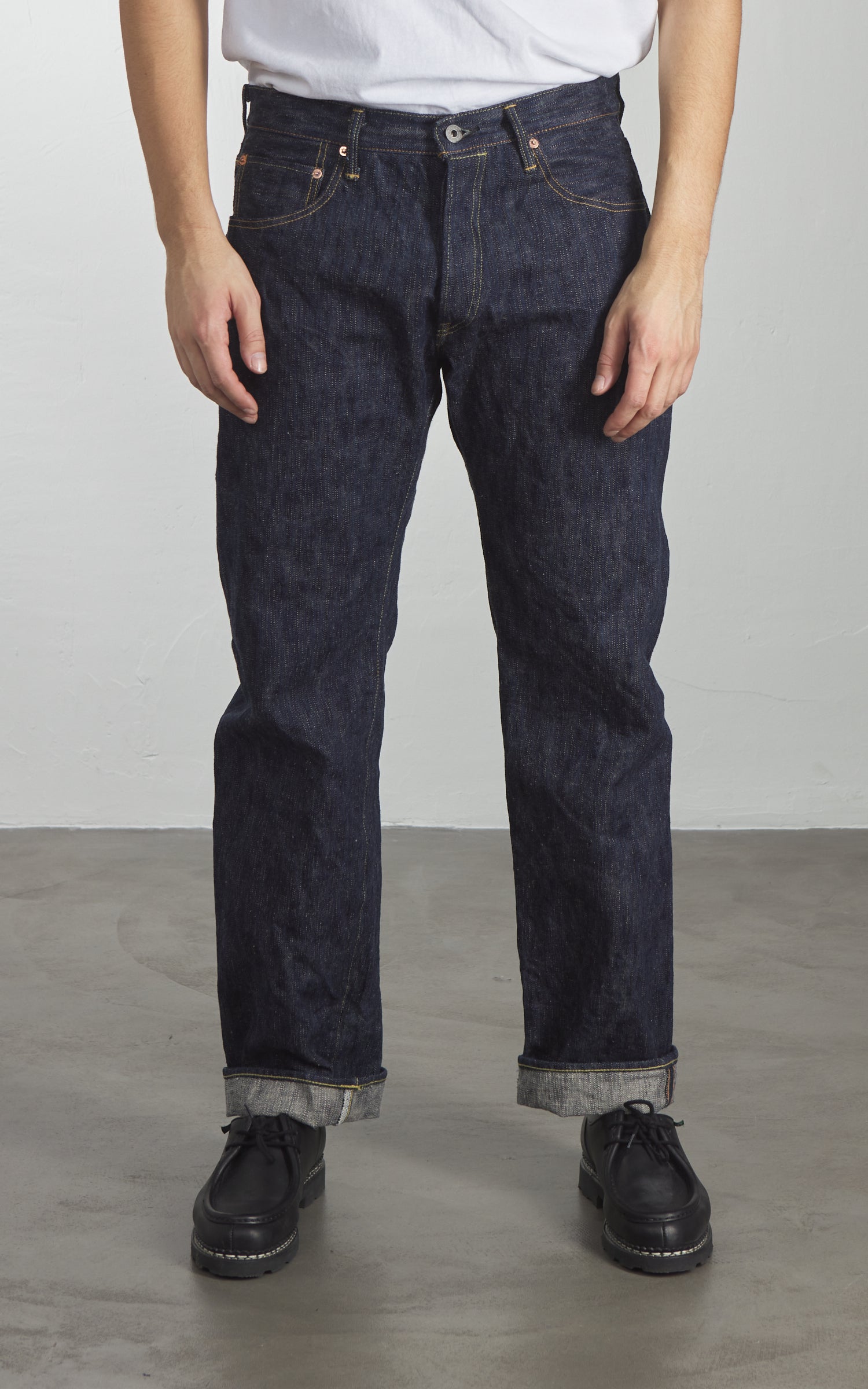 ONI Denim 270-ONI KASE New Regular Straight Natural Indigo 16oz