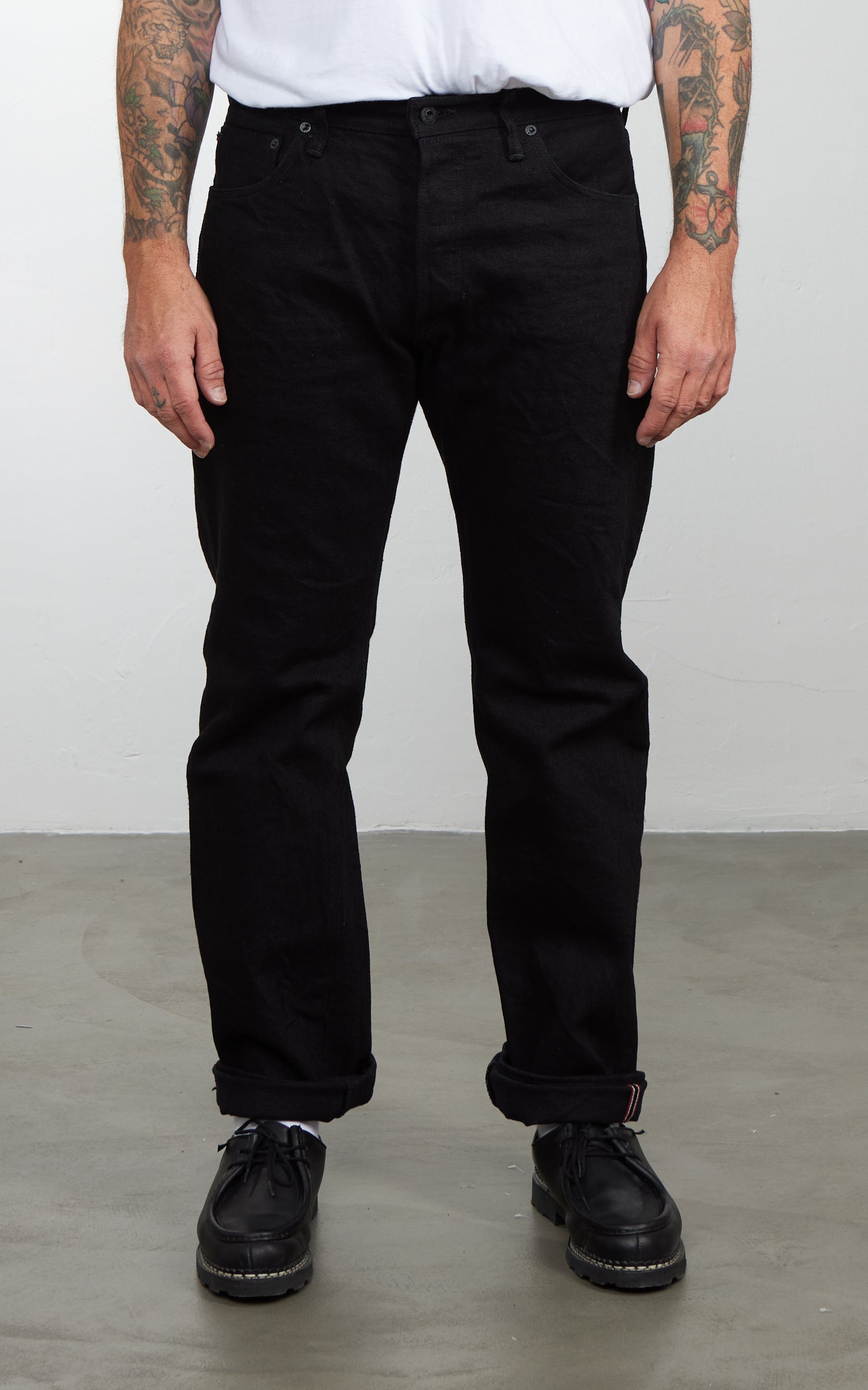 ONI Denim 288ZR-BKBK "Secret Black Denim" Regular Straight Jeans 20oz