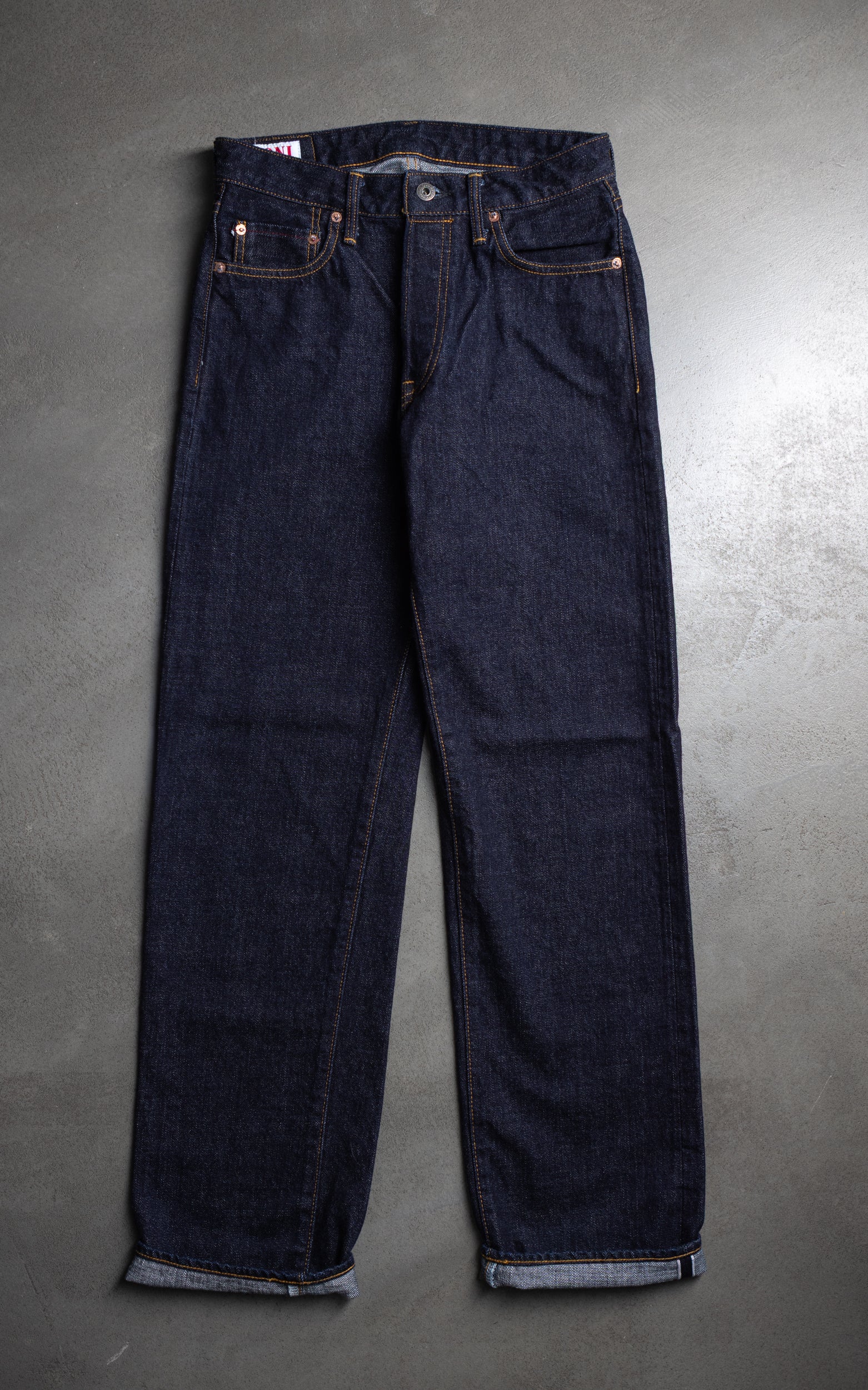 ONI Denim ONI-L700 Ladies Just Right Straight Selvedge Denim Indigo 14oz