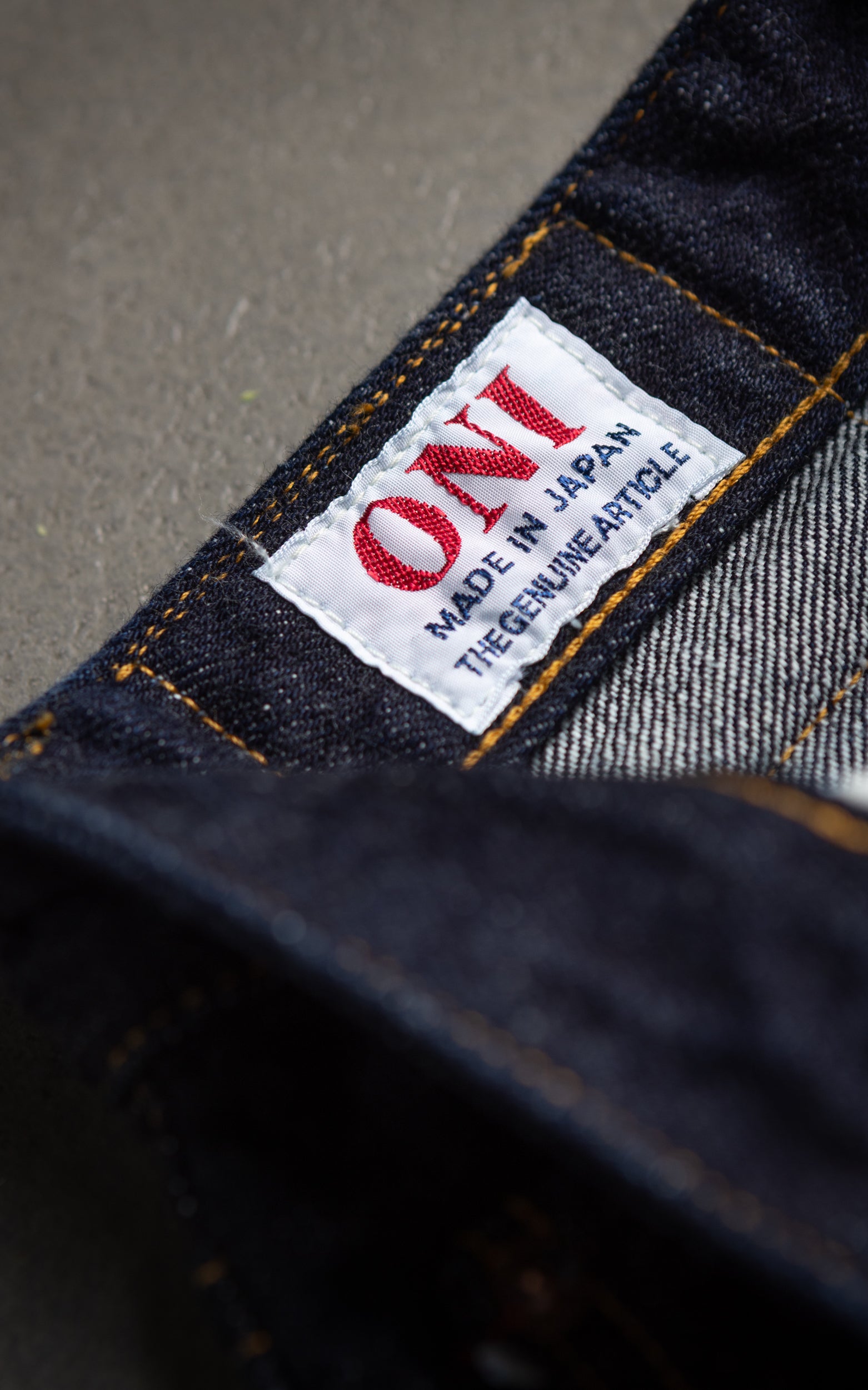 ONI Denim ONI-L700 Ladies Just Right Straight Selvedge Denim Indigo 14oz
