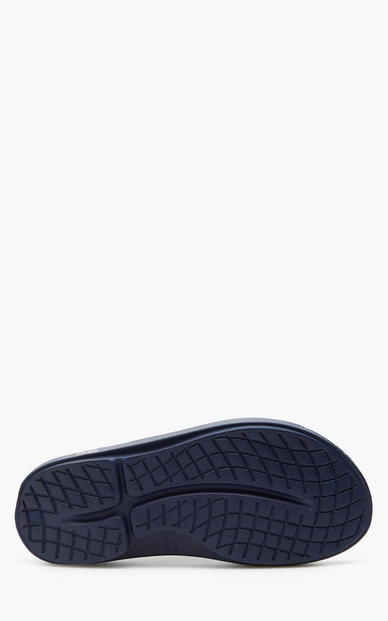 OOFOS Ooahh Slide Sandal Navy