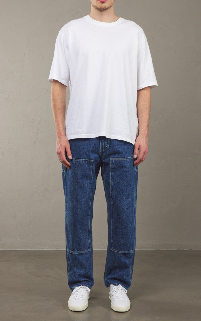 OrSlow Double Knee Utility Denim Work Pants 6 Months Wash
