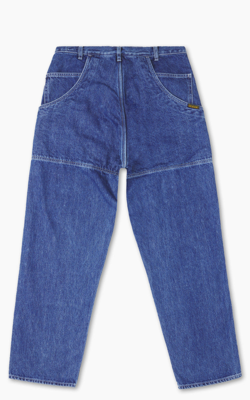 OrSlow Double Knee Utility Denim Work Pants 6 Months Wash