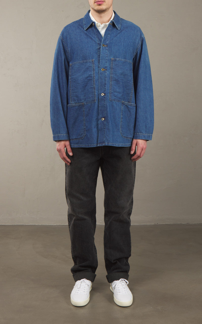 OrSlow Utility Coverall Denim Used Indigo