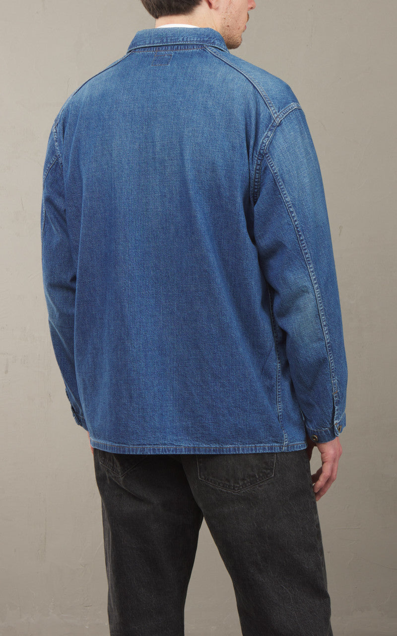 OrSlow Utility Coverall Denim Used Indigo