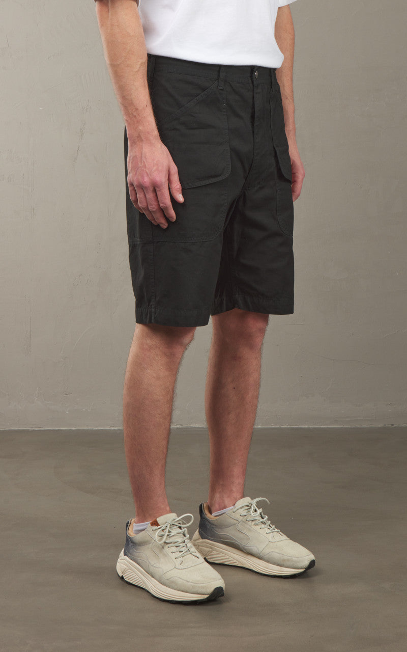 OrSlow Utility Work Shorts Poplin Black