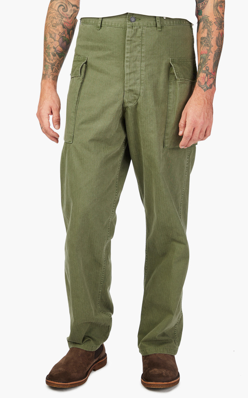 OrSlow US Army 2 Pocket Cargo Pants Army Green