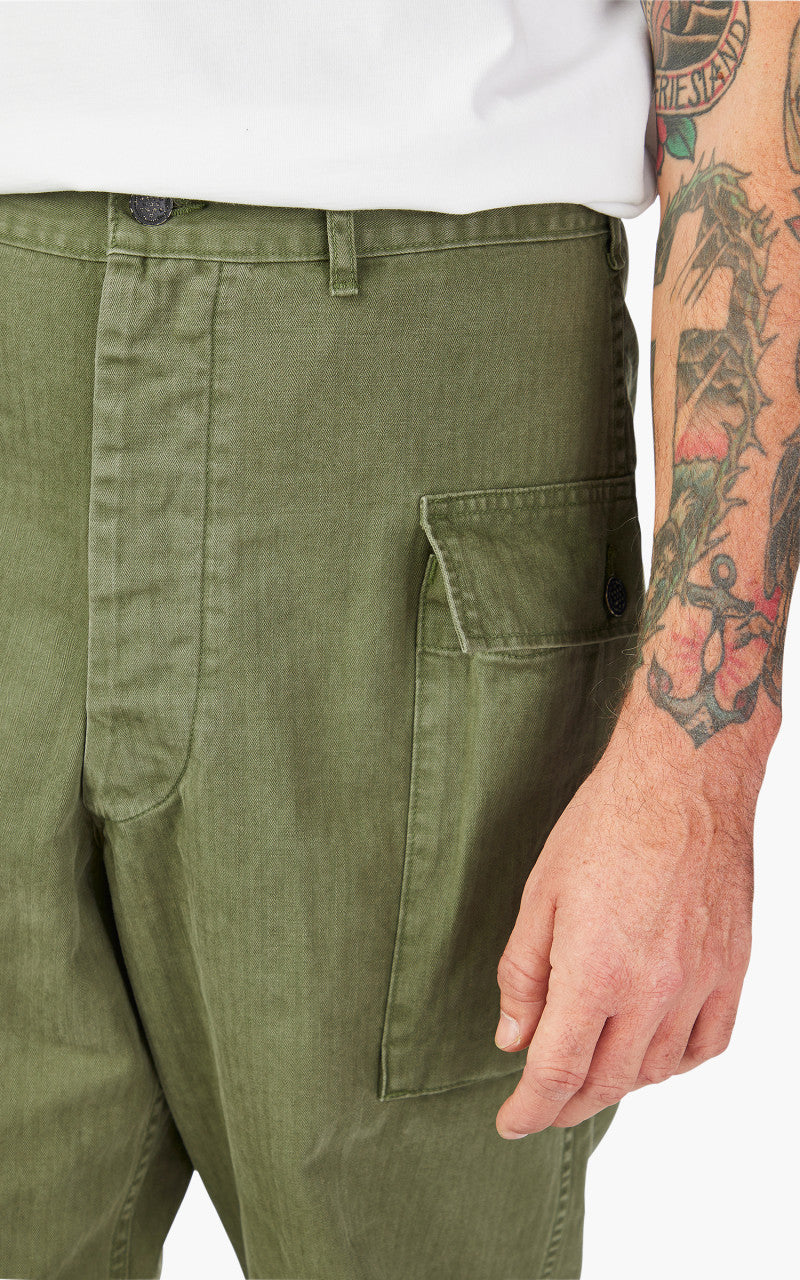 OrSlow US Army 2 Pocket Cargo Pants Army Green