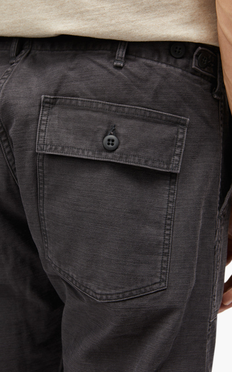 OrSlow US Army Fatigue Pants Slim Black Stone