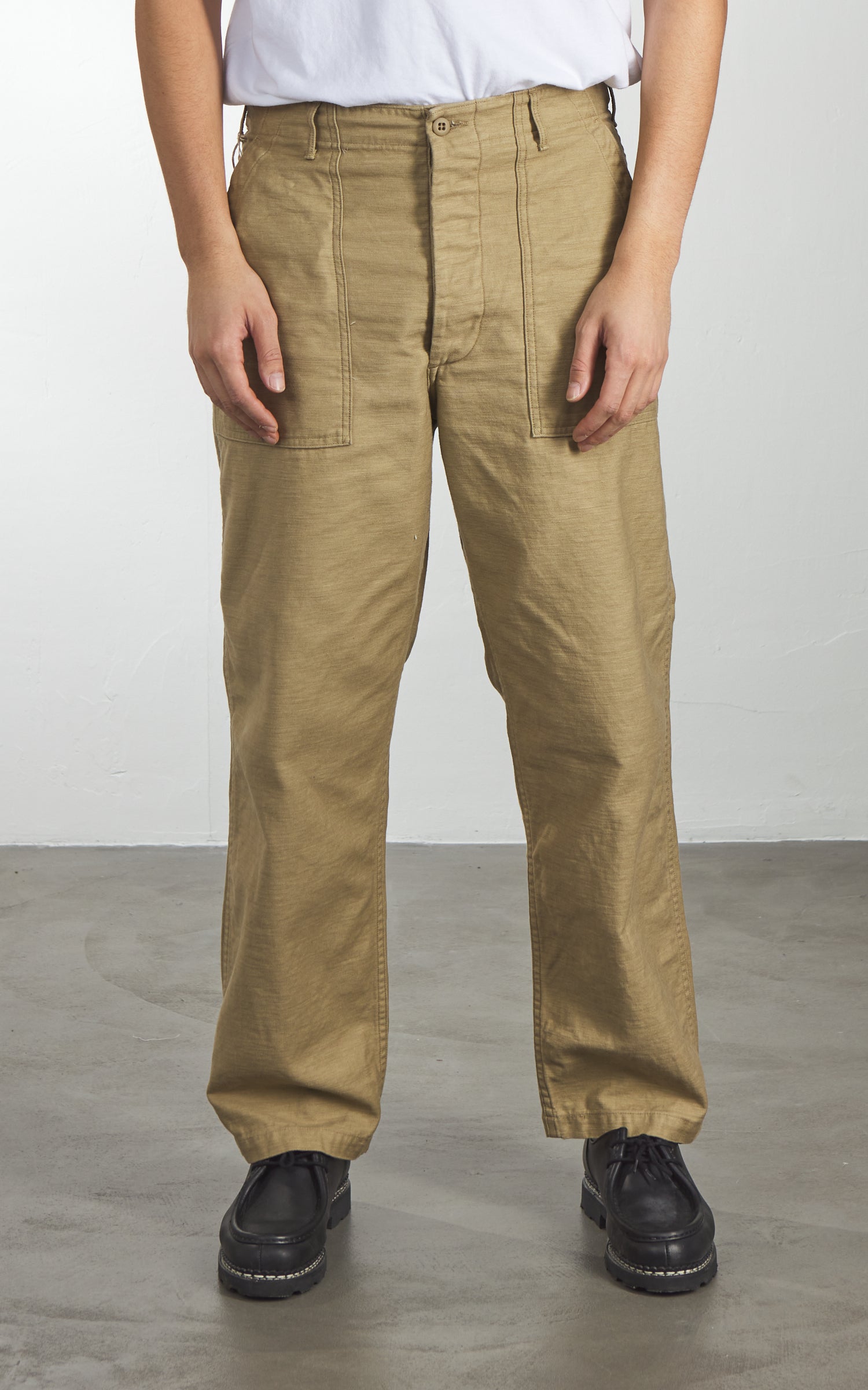 OrSlow US Army Fatigue Pants Regular Sand Beige