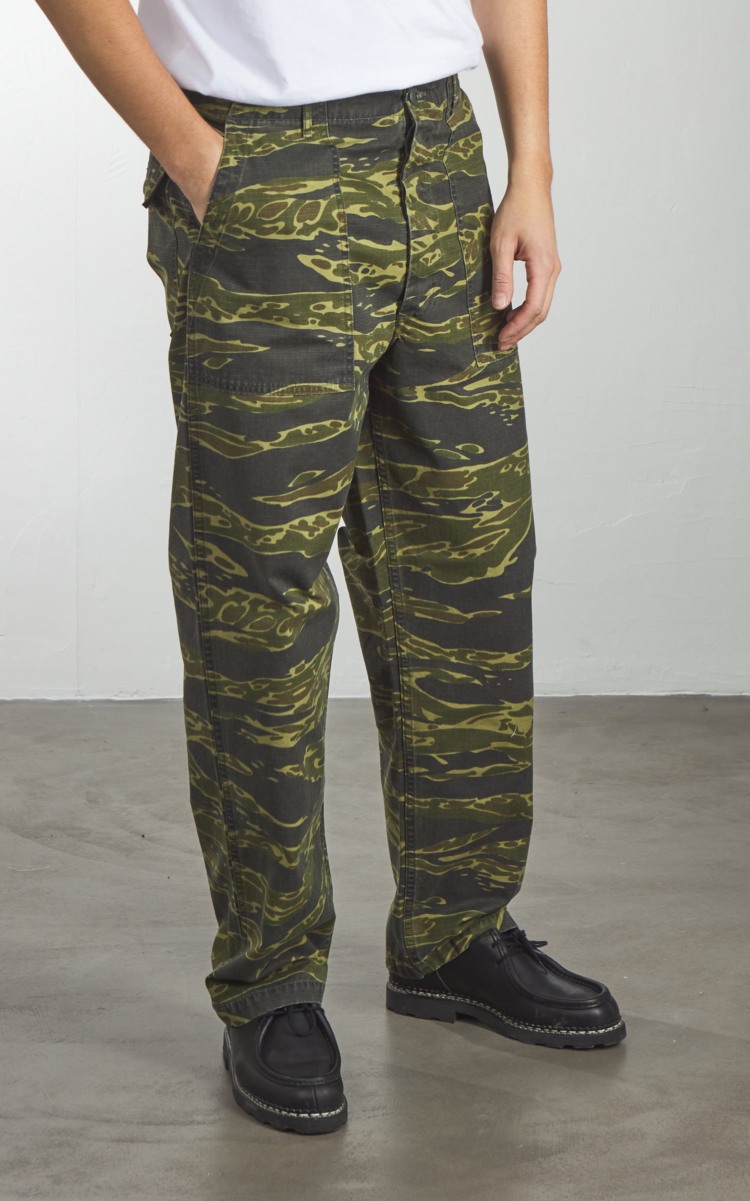 OrSlow US Army Fatigue Pants Regular Tiger Camo