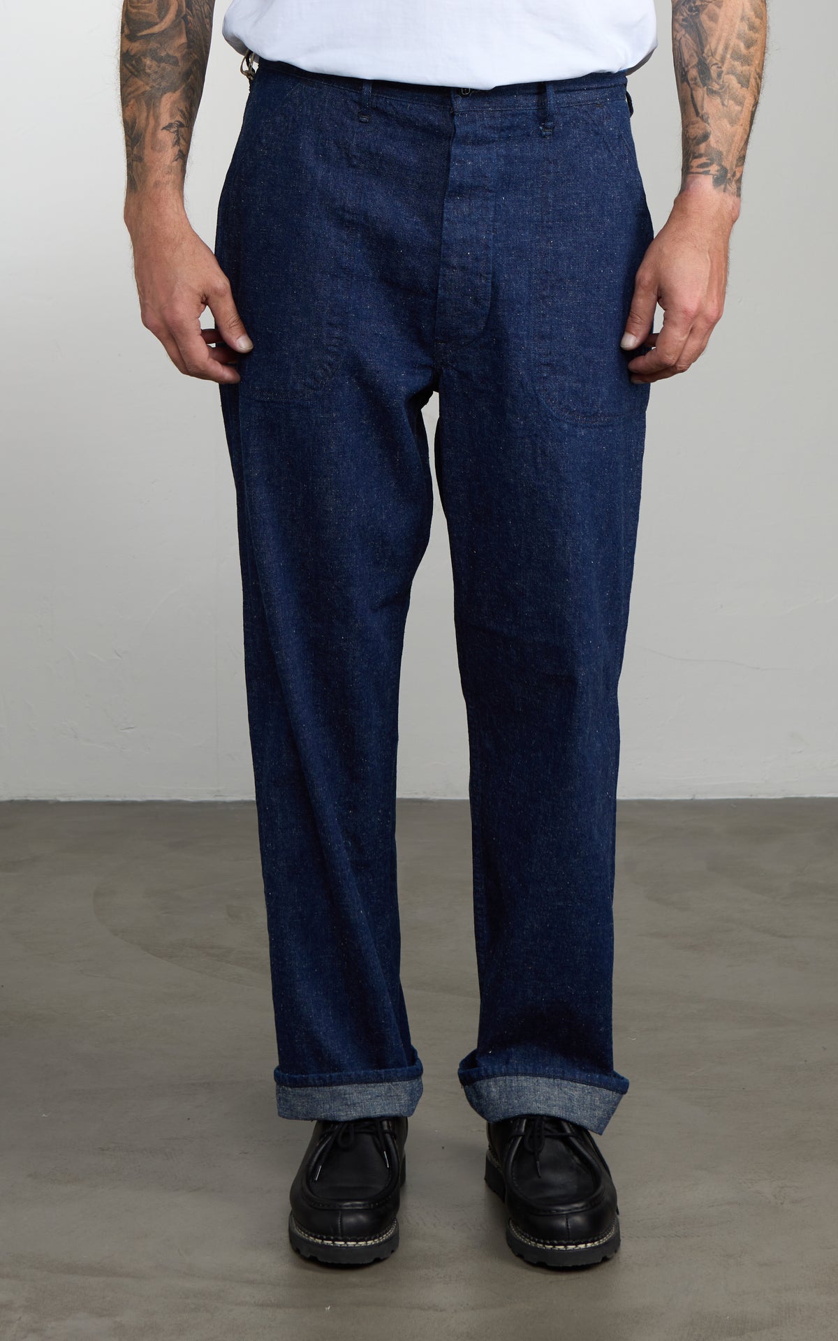 OrSlow U.S. Navy Utility Denim Pants Indigo