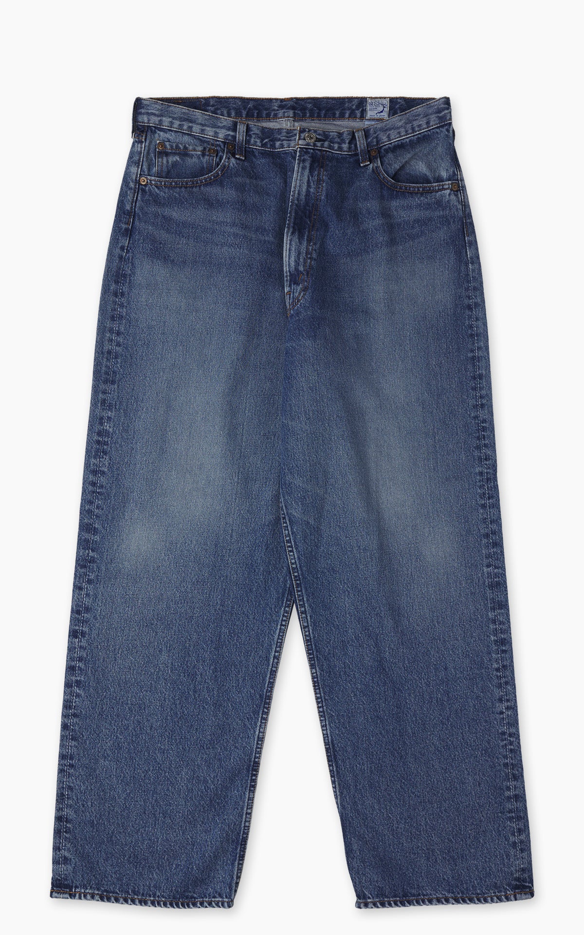 OrSlow 100 Super Dad's Fit Denim Pants Used Wash Indigo