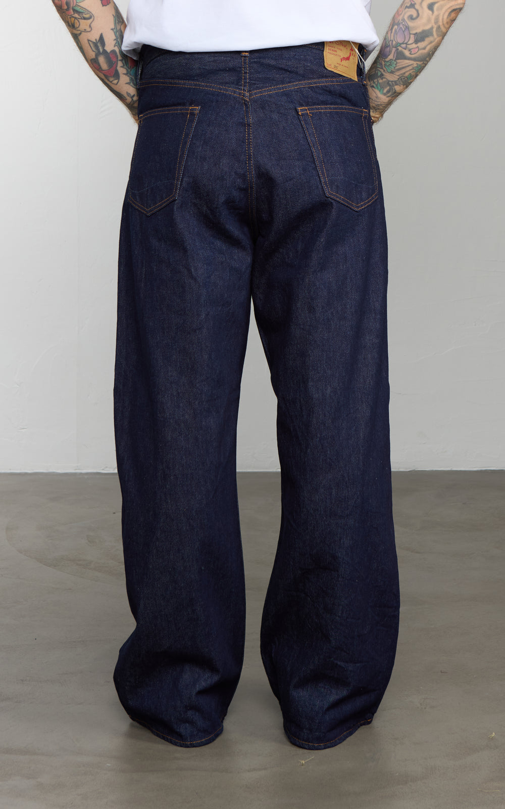 OrSlow Wide Flare Denim One Wash Indigo