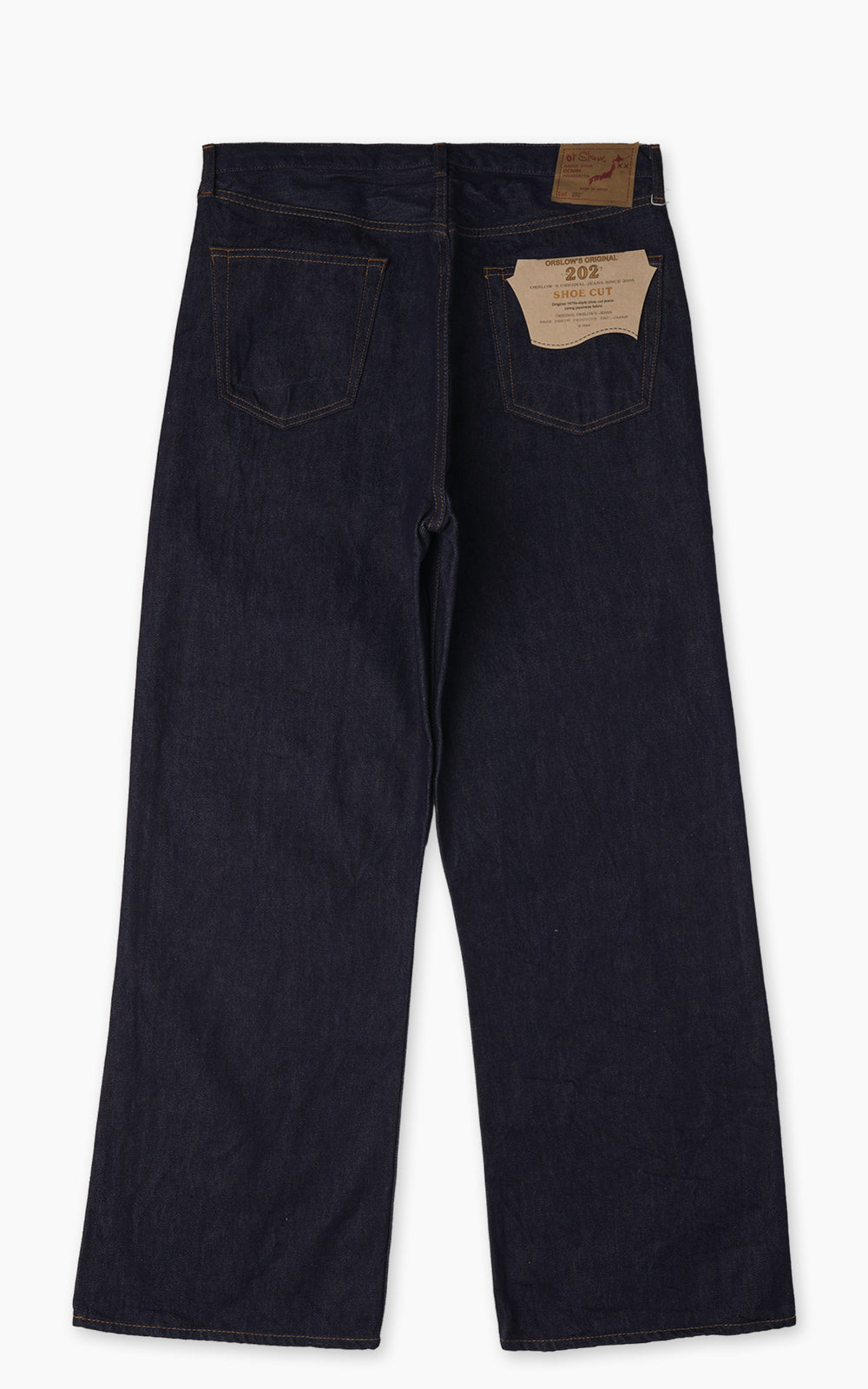 OrSlow Wide Flare Denim One Wash Indigo