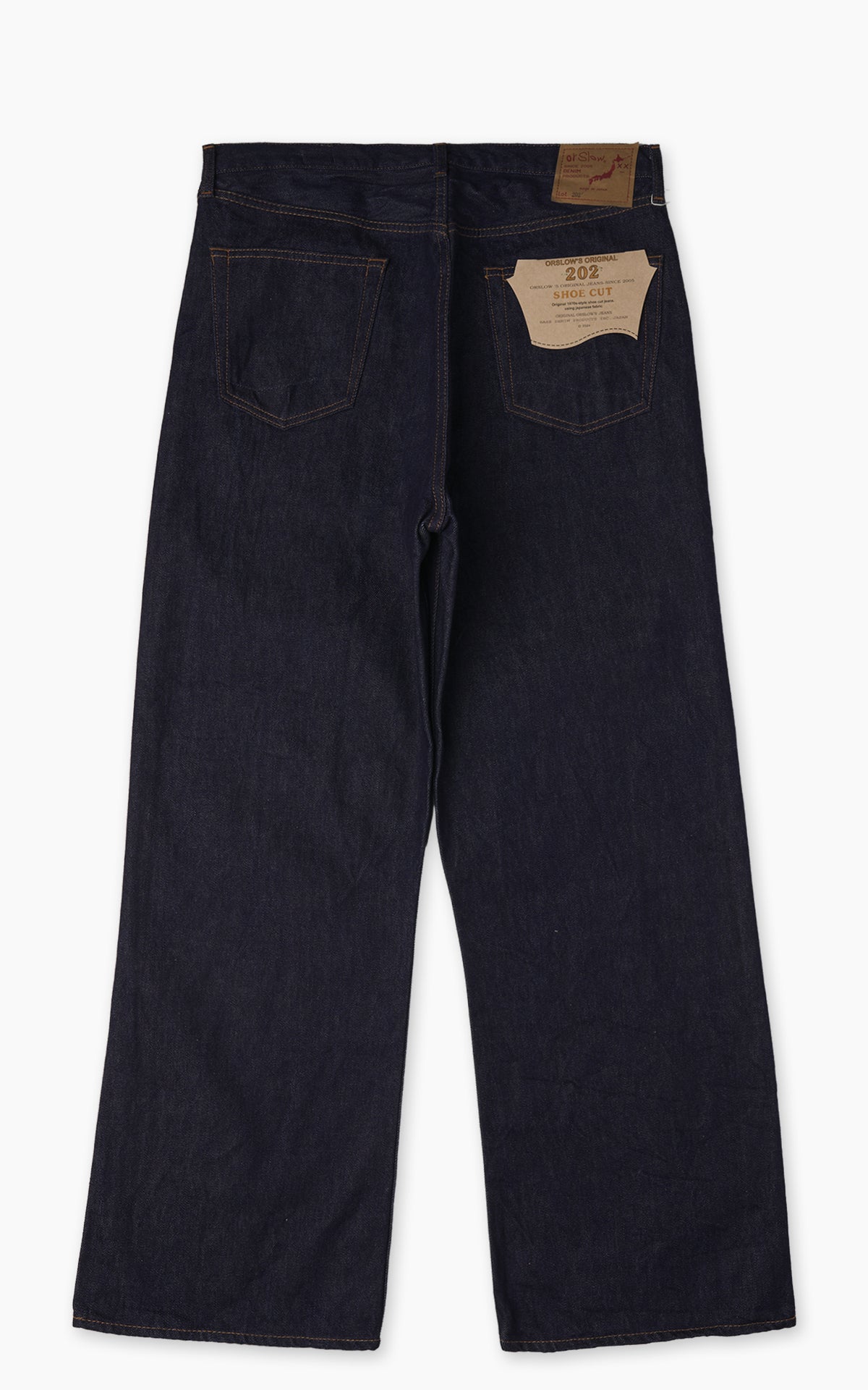 OrSlow Wide Flare Denim One Wash Indigo