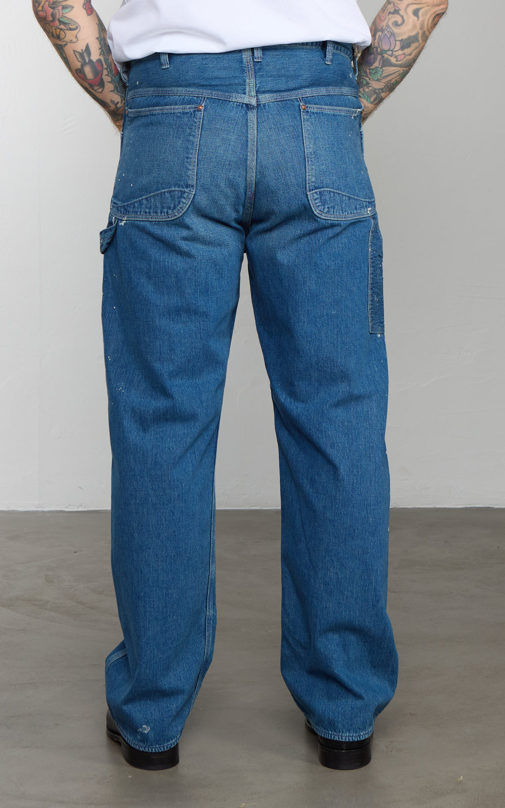 OrSlow Painter Pants Denim Used Wash With Paint
