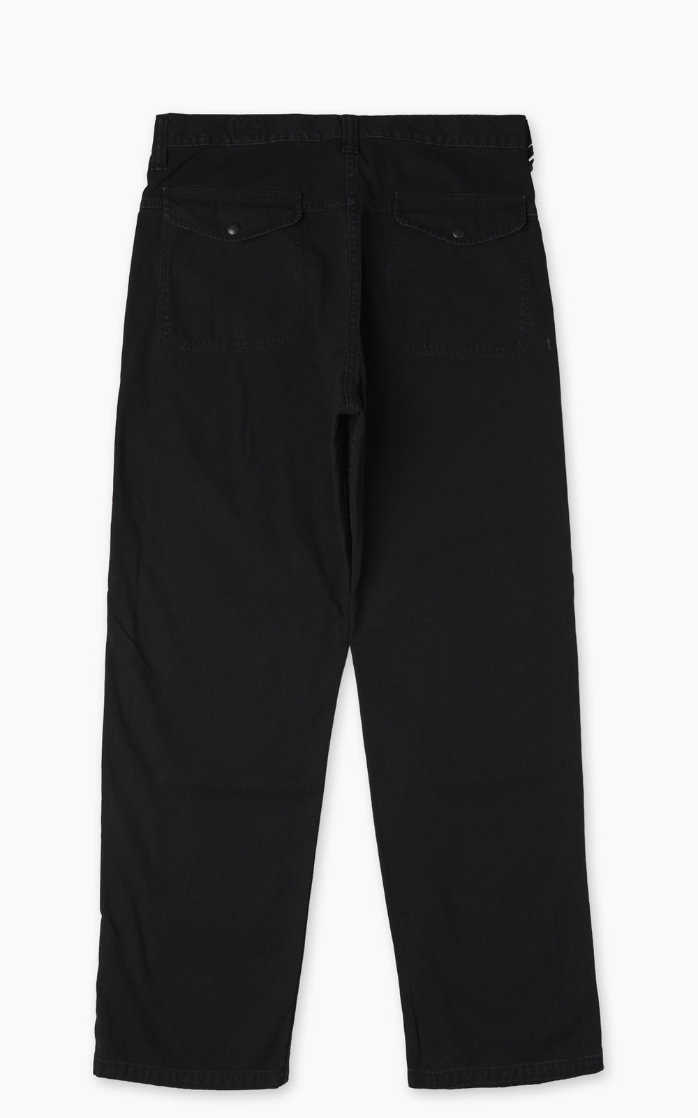 OrSlow Double Knee Canvas Work Trousers Black