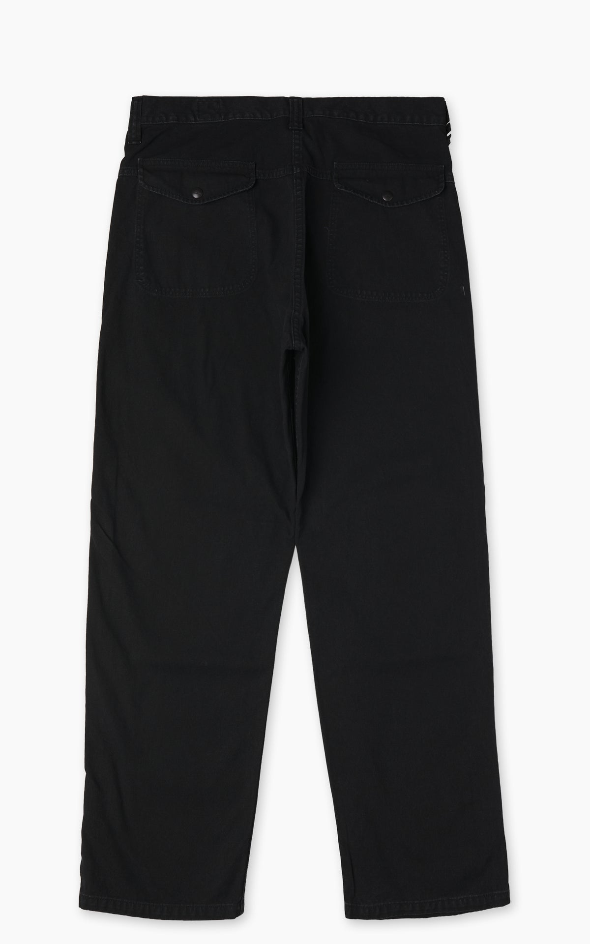 OrSlow Double Knee Canvas Work Trousers Black
