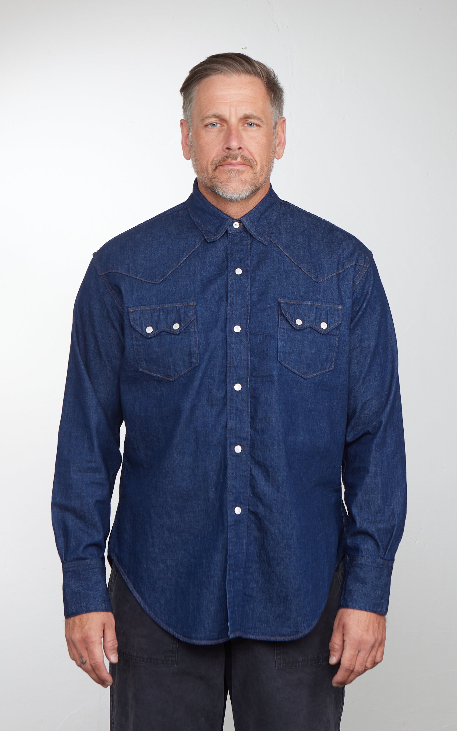 OrSlow Denim Western Shirt Indigo One Wash