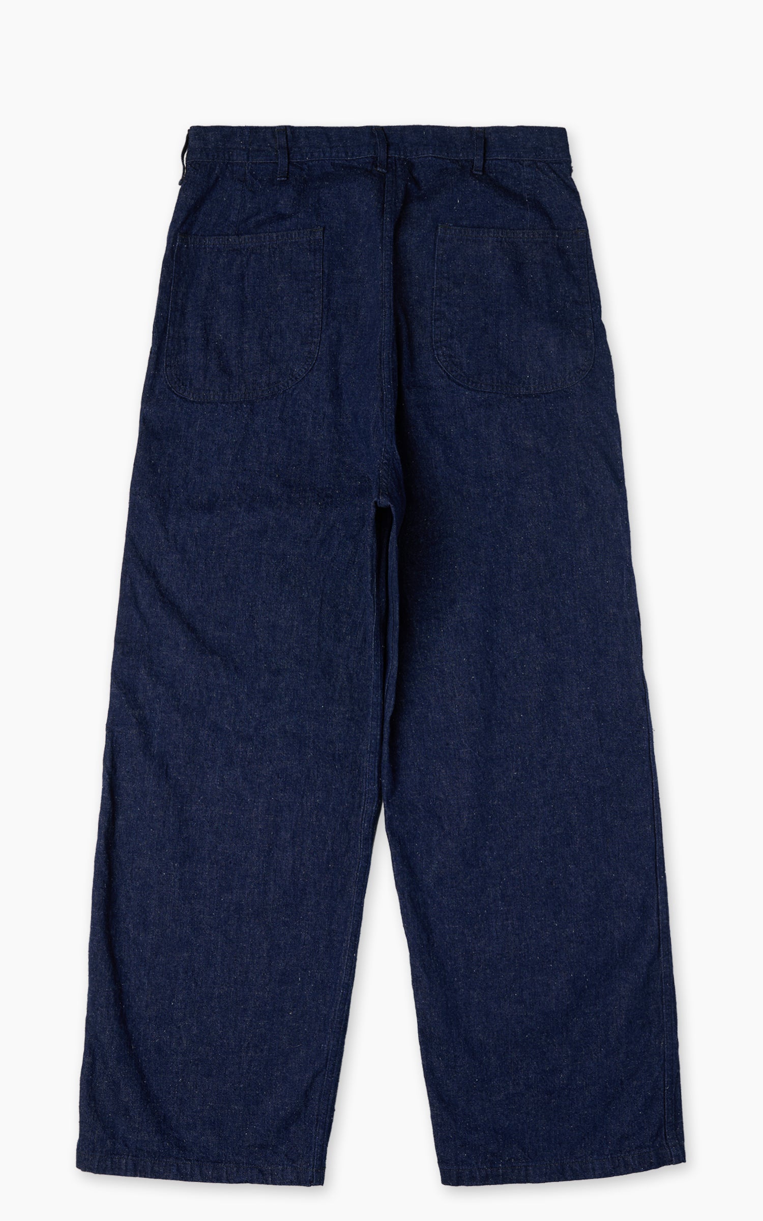 OrSlow WWII 40s U.S. Navy Wide-Fit Utility Trousers Indigo One Wash