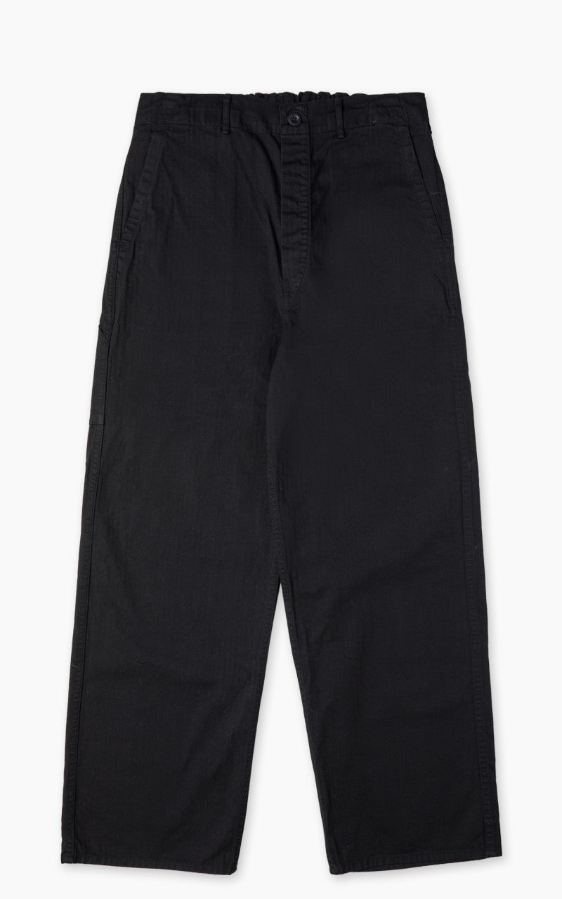 OrSlow Wide Fit French Work Pants Black