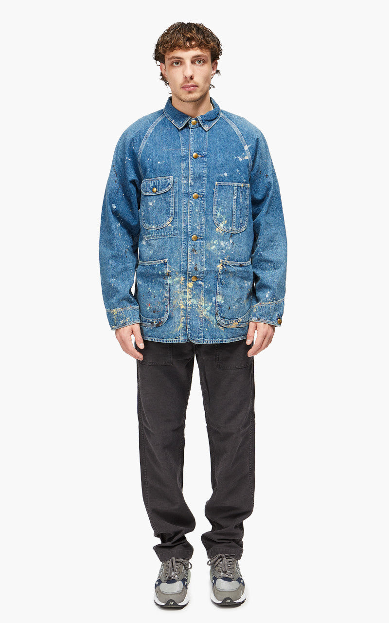 OrSlow 1950's Coverall Denim Used W/ Paint