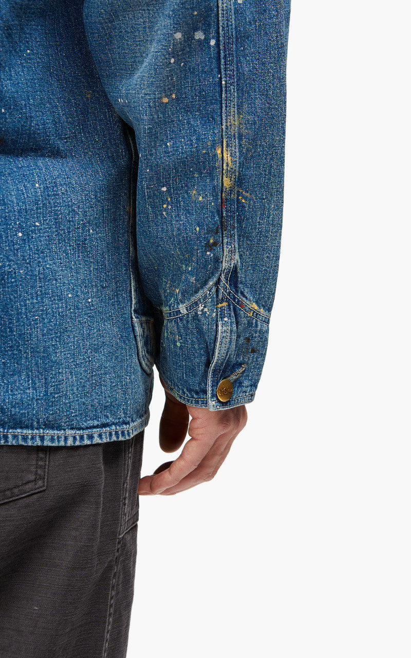 OrSlow 1950's Coverall Denim Used W/ Paint