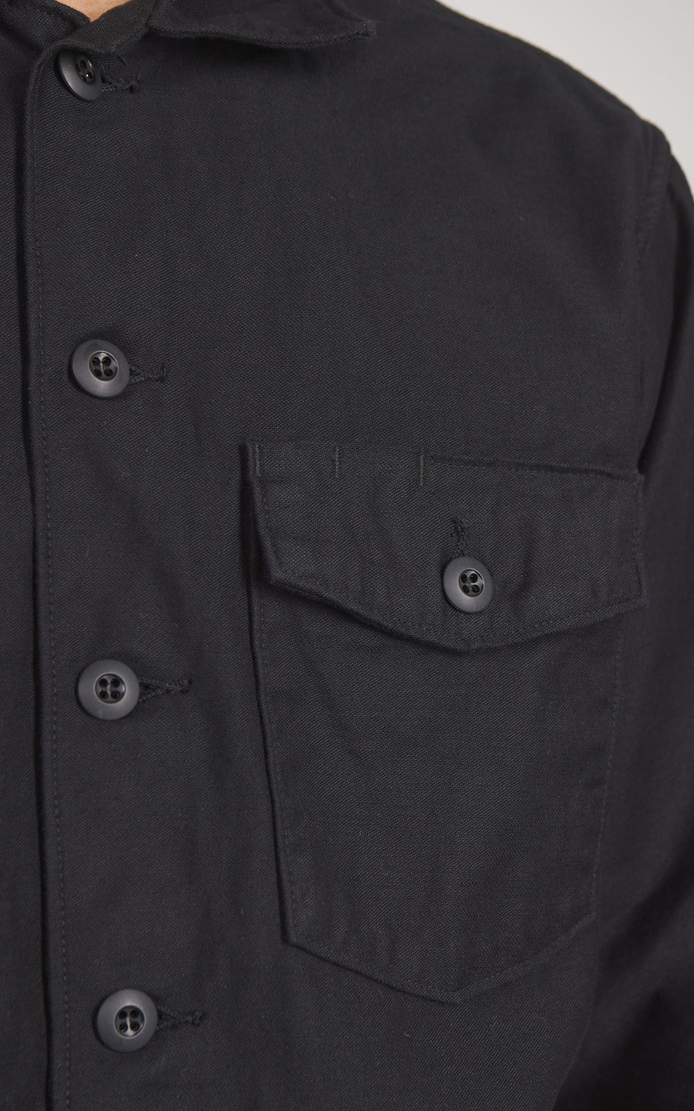 OrSlow US Army Fatigue Shirt Black