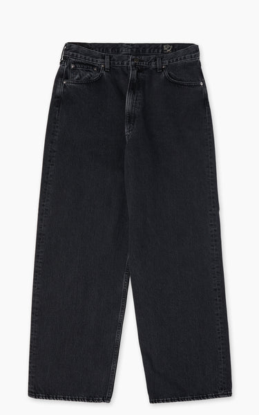 OrSlow 100 Super Dad's Fit Denim Pants Black Stone