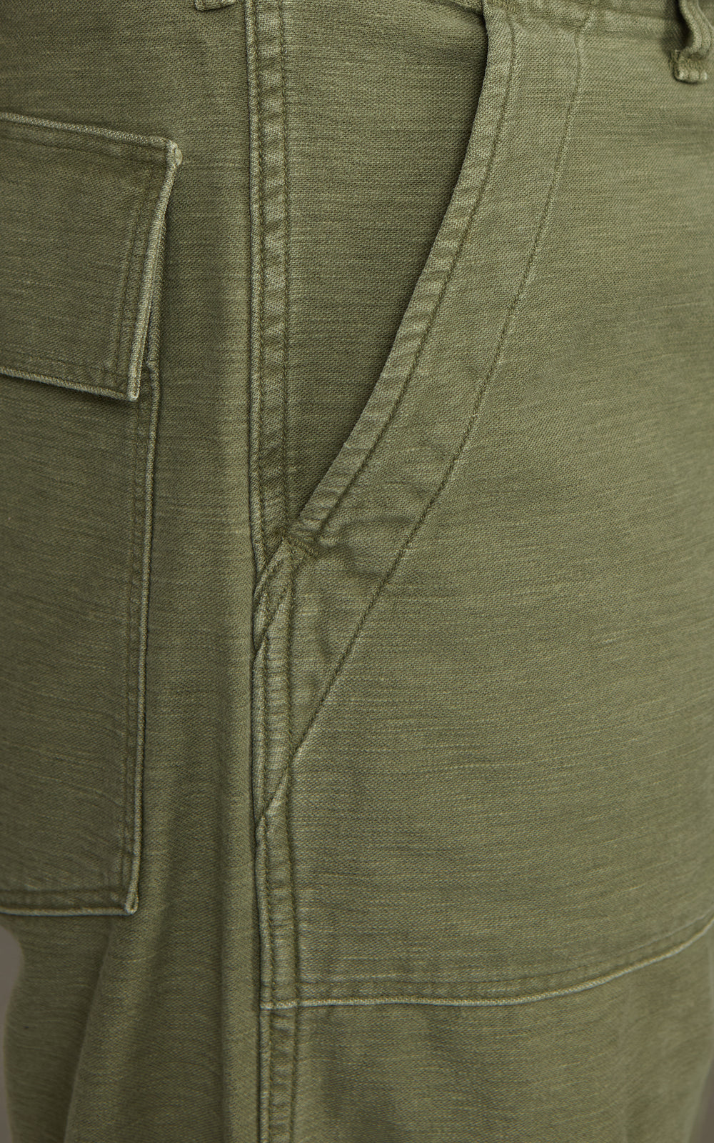 OrSlow US Army Fatigue Pants Vintage Fit Stone Wash Dark Olive