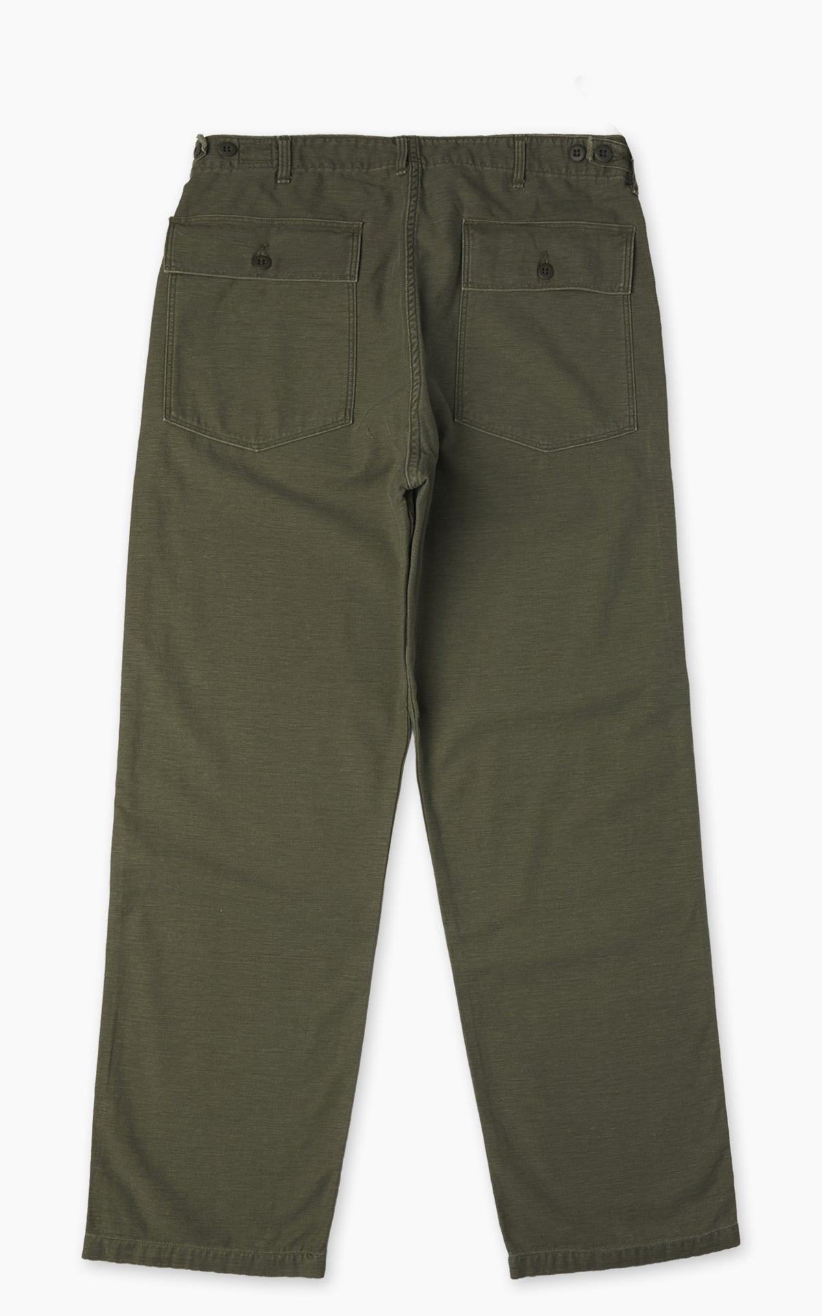 OrSlow US Army Fatigue Pants Vintage Fit Stone Wash Dark Olive