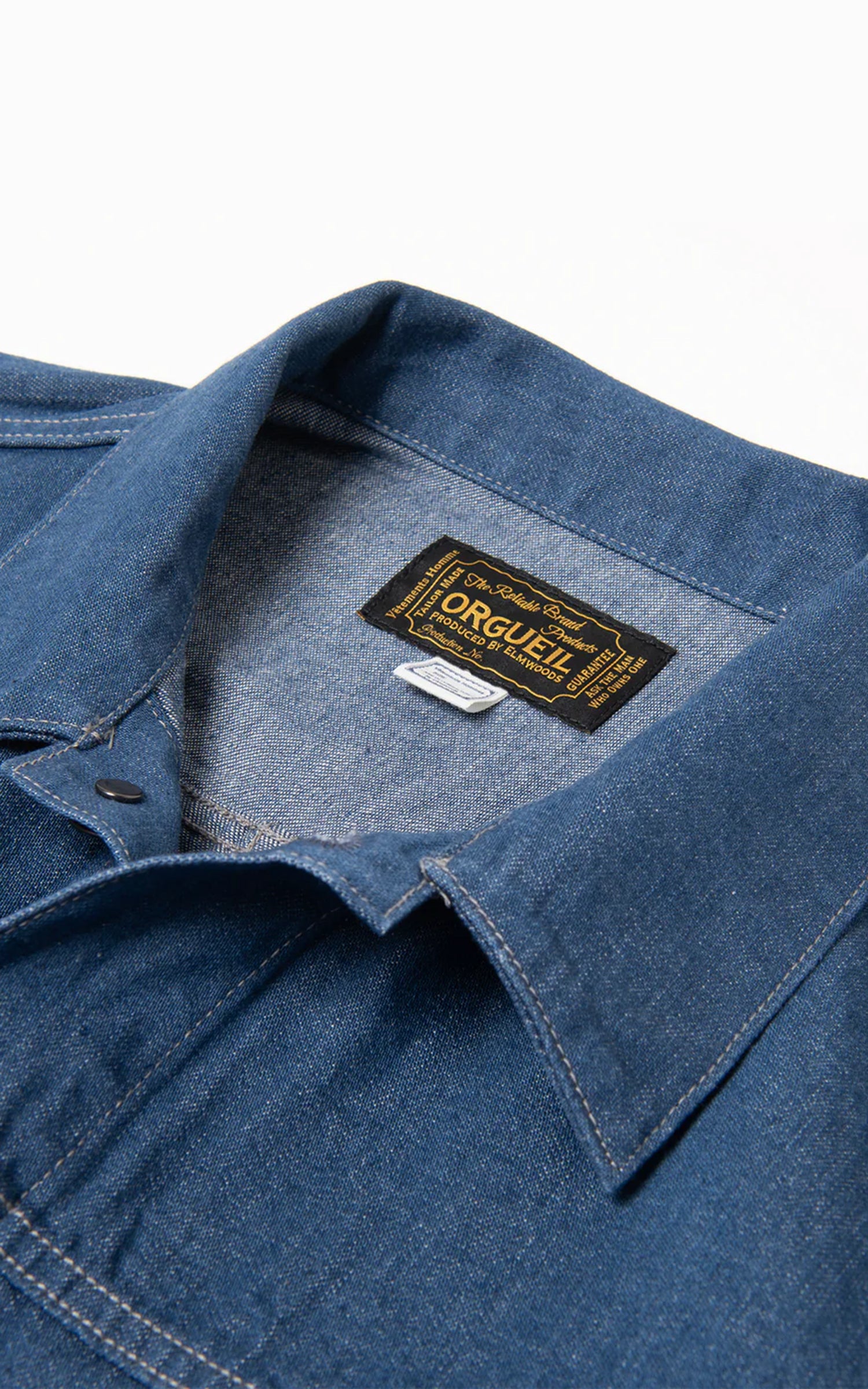 Orgueil OR-4333 Denim Work Jacket Indigo