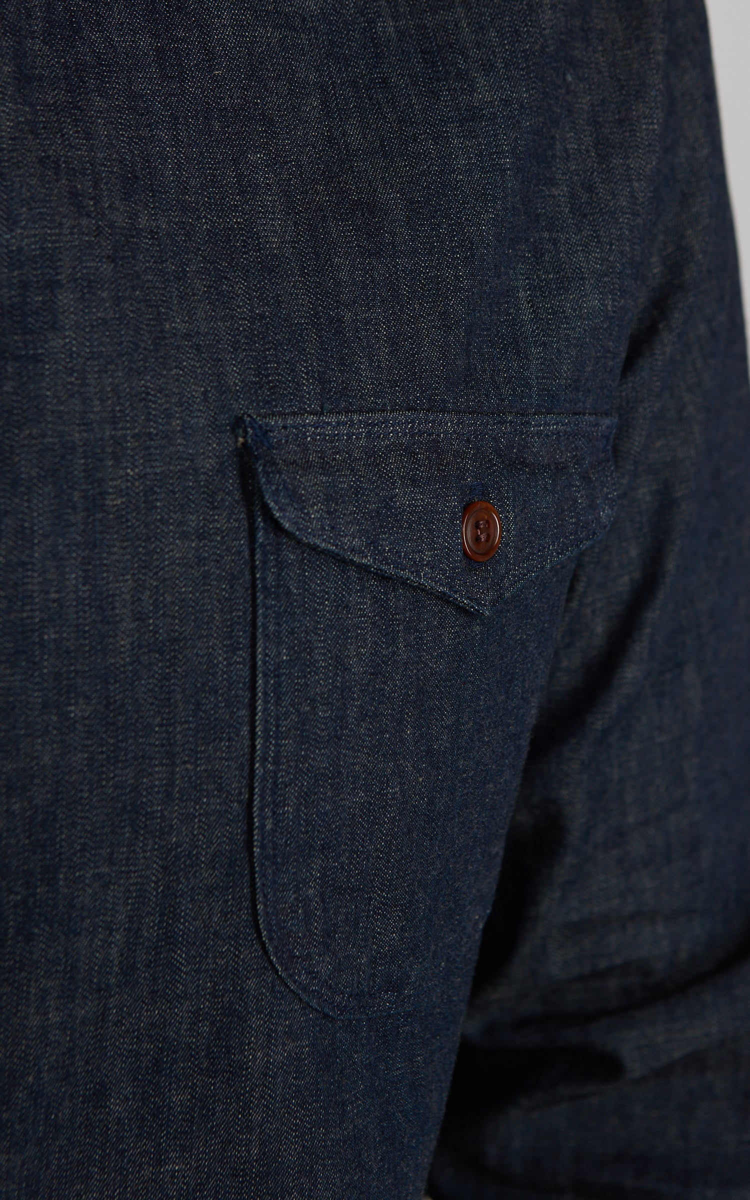 Orgueil OR-5107 Shawl Collar Shirt Denim Indigo
