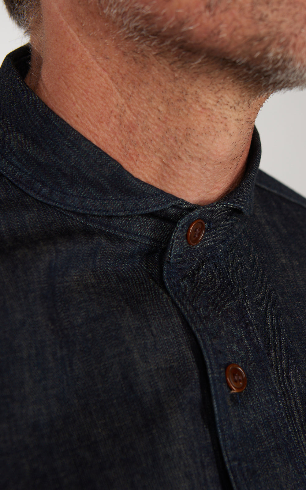 Orgueil OR-5107 Shawl Collar Shirt Denim Indigo